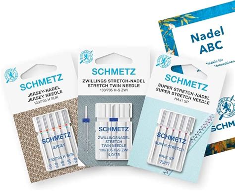 SCHMETZ Nähmaschinennadeln I Jersey Set 1 Nadel ABC 5 Jersey Nadeln