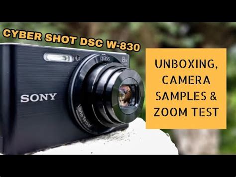 Sony Cybershot Dsc W Digital Camera Unboxing Review Camera