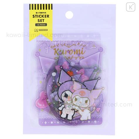 Japan Sanrio Vinyl Deco Sticker Set Kuromi Laptop Tablet Kawaii