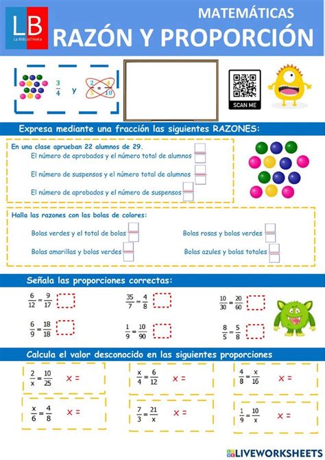 La Razón Y La Proporción Worksheet Proporciones Matematicas Clase De Matemáticas Problemas