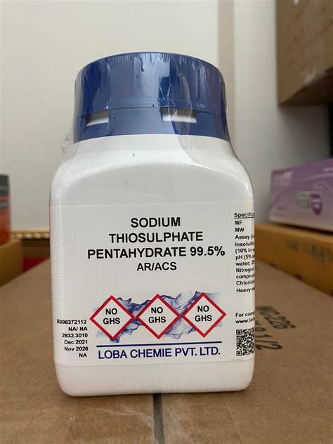 Sodium Thiosulfate Pentahydrate Ar Grade