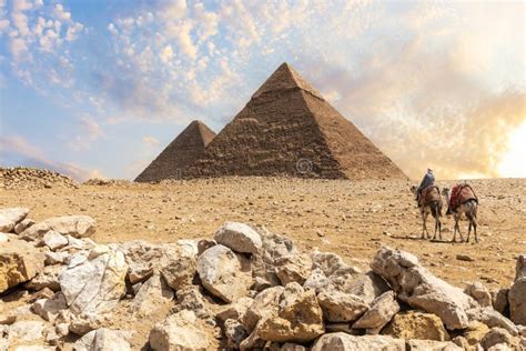 Le Grandi Piramidi Del Complesso Di Giza La Sfinge La Piramide Di