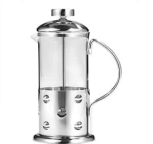 Amazon Stainless Steel Glass French Press Coffee Cup Tea Maker