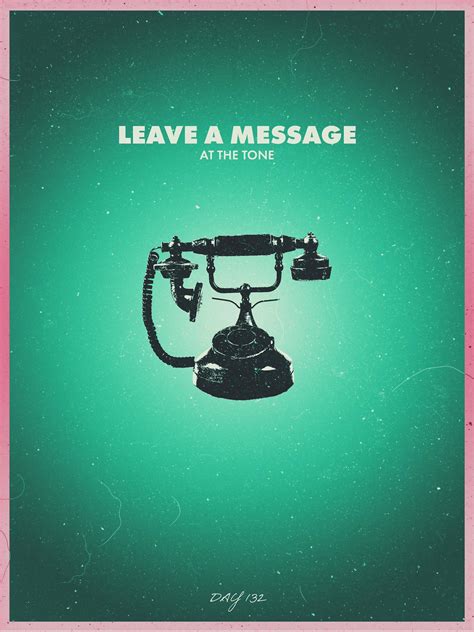 Leave A Message Poster : r/Design