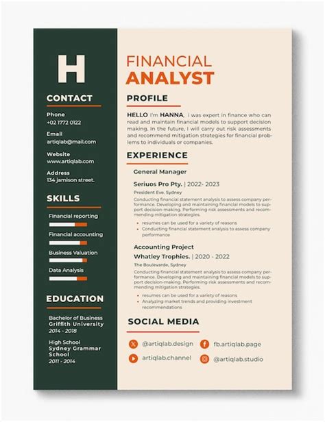 Premium PSD Professional Resume Cv PSD Template