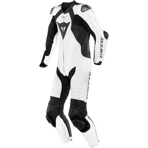 Dainese Laguna Seca 5 Gr 50 Herren Motorrad Lederkombi Einteiler weiß