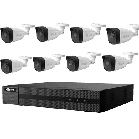 Pack De 8 Camera Surveillance Hilook 4mp Hd Nvr 8 Canaux Spacenet