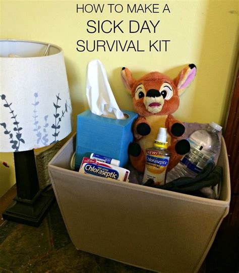 How To Make A Sick Day Survival Kit With The Help Of Chloraseptic