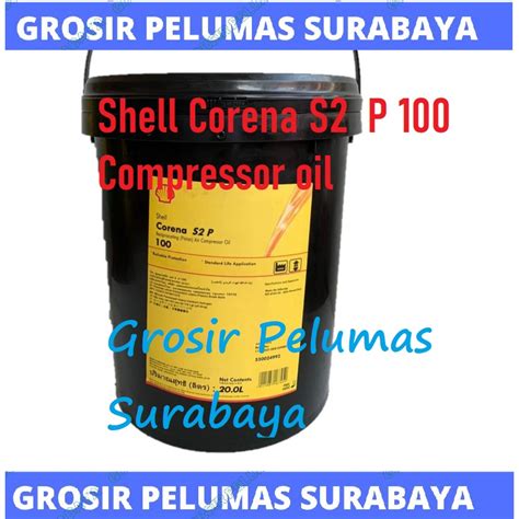 Jual Oli Kompresor Udara Air Compressor Piston Oil Shell Corena S2 P