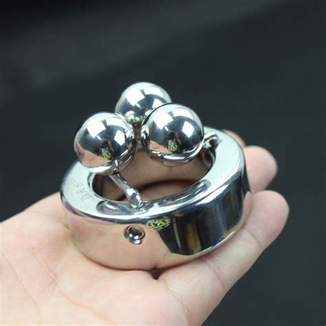 4 Sizes Scrotum Pendant Cockrings Torture Stretcher Scrotal Separator