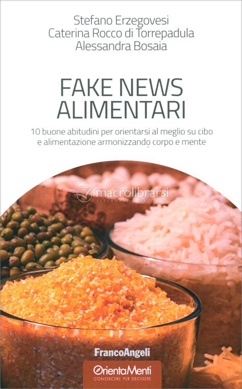 Fake News Alimentari Libro Di Stefano Erzegovesi