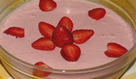 Sobremesa Mousse De Morango Fácil De Fazer