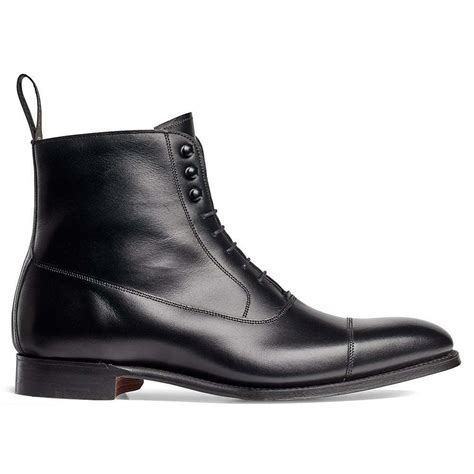 Black Chelsea Leather Boots Ankle High Boot Men Dress Cap Toe Chelsea