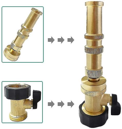 Heavy Duty Brass Shut Off Valve Garden Hose Shut Off Valve 2pcs 4