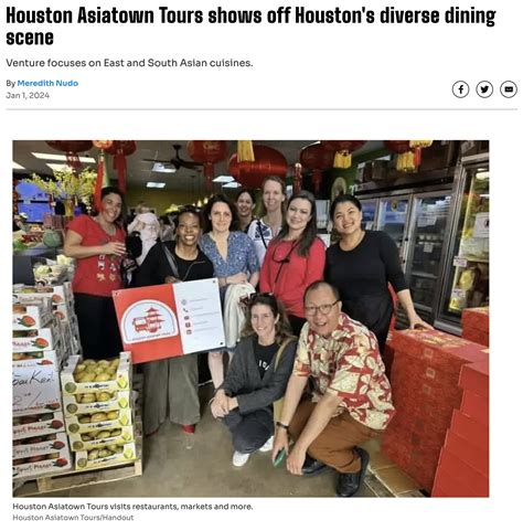 Houston Asiatown Tours shows off Houston’s diverse dining scene