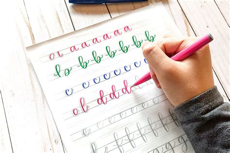 How To Use Calligraphy Worksheets (and why you should) - By Heidi Grace