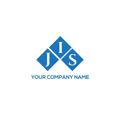 jis letter logo design  white background jis creative initials