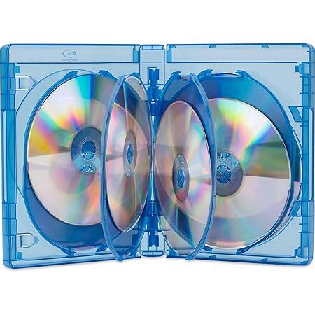 Amaray Lot de 8 x boîtiers Blu ray pour 9 disques Amazon fr Informatique