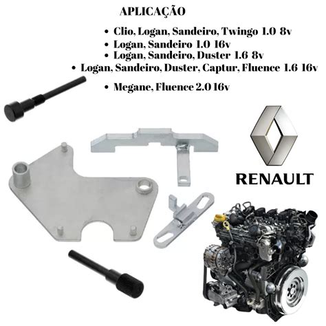 Kit Ferramenta Sincronismo Motor Renault Troca Correia Cr140