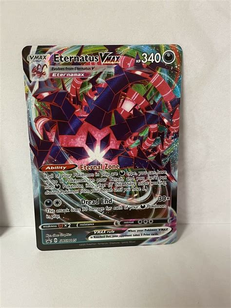 Mavin Pokémon Eternatus V Swsh044 And Vmax Swsh045 Full Art Black