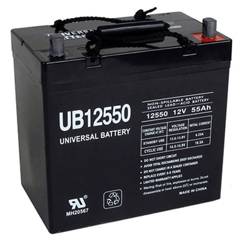 12 Volt 55 Ah 22NF UB12550 Wheelchair Mobility Power Chair Battery