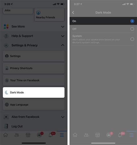 Comment Activer Le Mode Sombre De Facebook Sur Iphone Et Ipad Fr Atsit