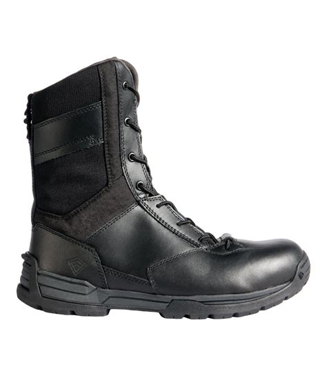 Mens 8” Side Zip Duty Boot Police Ems And Fire Footgear Boots