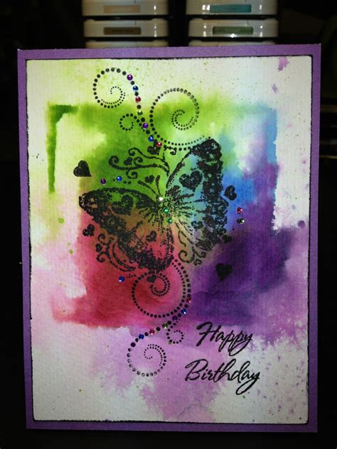 Simple Watercolor Birthday Card Ideas