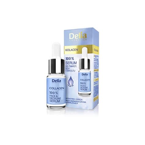 Delia Kolagen Serum 100 Do Twarzy Szyi I Dekoltu Poj 10 Ml