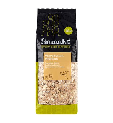 Smaakt Four Grain Flakes Foodshop Bio Biologische Supermarkt De