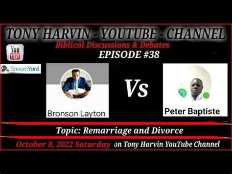 Biblical Discussions 38 Bronson Layton Vs Peter Baptiste TOPIC