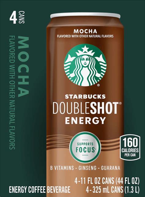 Starbucks Doubleshot Energy Energy Coffee Beverage Mocha 11 Fl Oz 4 Count Cans 4 Ct 11 Fl Oz