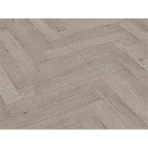 Lignum Fusion Mm Premium Herringbone Oak Robust Grey Herringbone