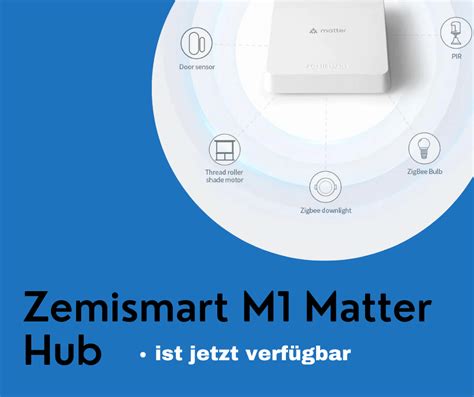 Zemismart M Hub Matter Thread Und Zigbee Bridge