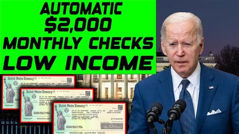 Automatic 2 000 Monthly Checks For Low Income Social Security SSDI