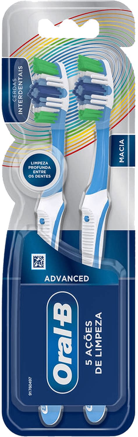 Escova Dental Oral B Complete 40 5x Ação De Limpeza Leve 2 Pague 1