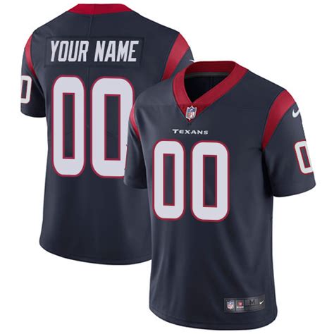 Women's Nike Houston Texans Red Customized Vapor Untouchable Player ...