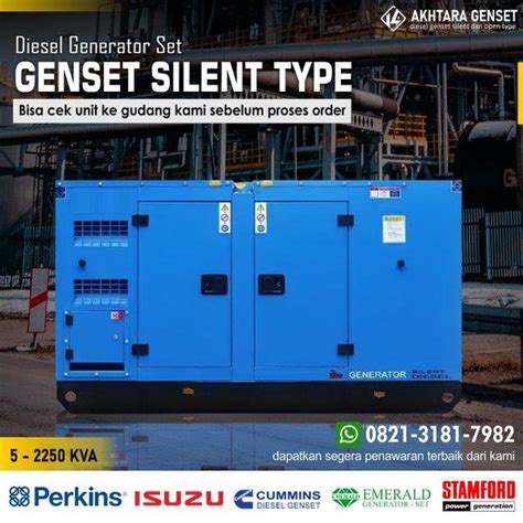 Jual Genset Perkins 45 Kva 50 Kva Stamford Di Lapak Mitra Genset Surabaya Bukalapak