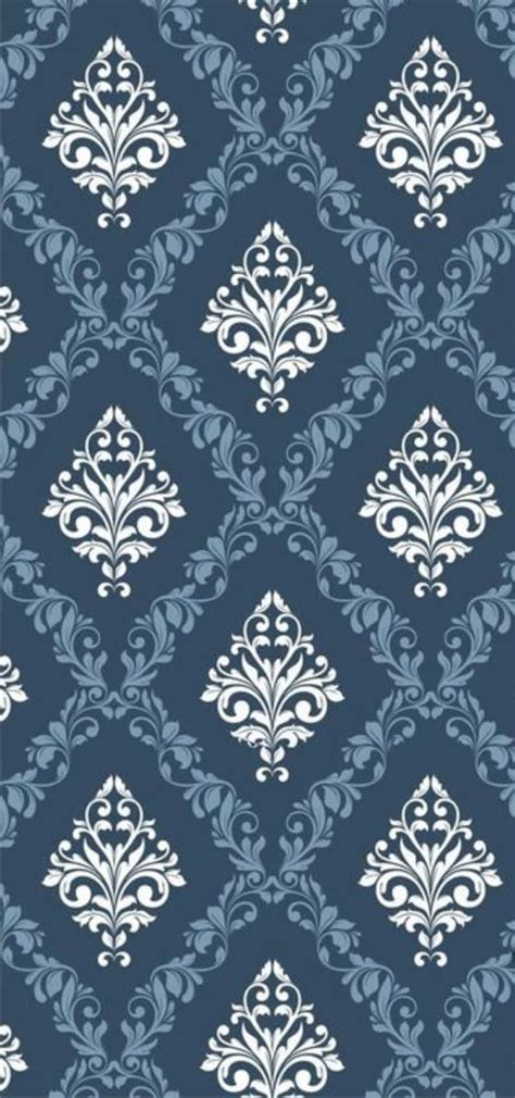 Download Elegant Blue Damask Pattern Wallpaper | Wallpapers.com