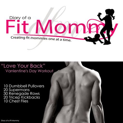 “love Your Back” Valentines Day Workout Diary Of A Fit Mommy Mommy Workout Workout