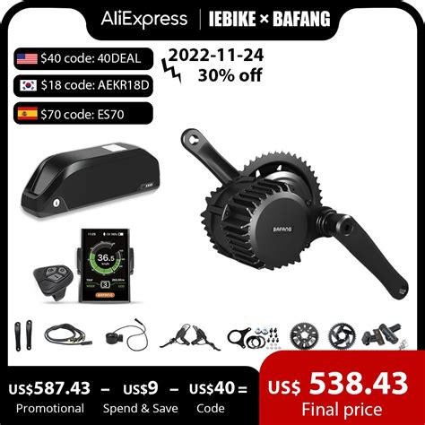 Bafang Bbshd 1000w 52v Kit 48v 1000w Mid Drive Motor Kit Bicycle Electric Bike Conversion Kit