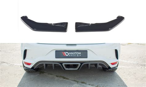 REAR SIDE SPLITTERS Renault Megane IV RS Gloss Black Our Offer