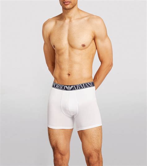 Emporio Armani Logo Boxer Briefs Pack Of 2 Harrods Us