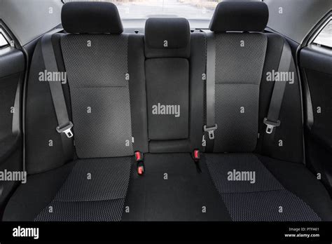 Car interior, part of back seats, close Stock Photo - Alamy