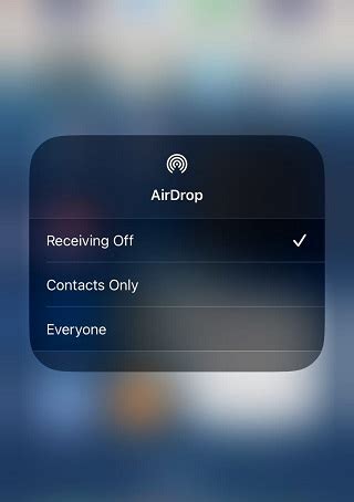 Actualización de iOS 16 2 AirDrop para volver a Solo contactos después