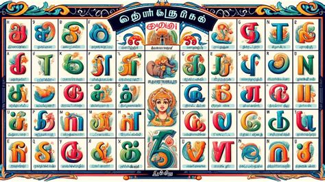 Use The Tamil Alphabet Chart To Learn Tamil Today