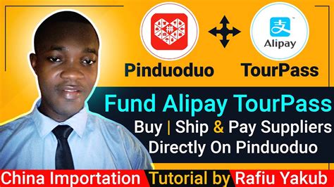 How To Fund Alipay TourPass Buy Directly On Pinduoduo Tutorial YouTube