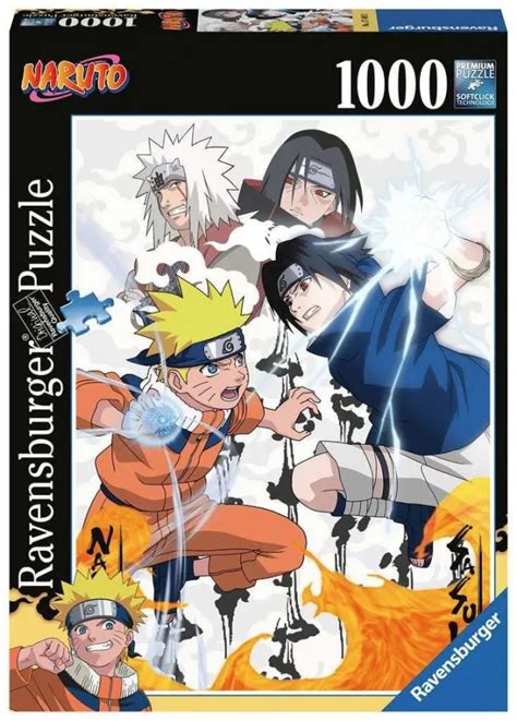 Naruto Jigsaw Puzzle Naruto Vs Sasuke 1000 Pieces Ravensburger