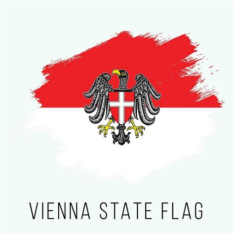 Austria States Vienna Vector Flag Design Template 25557336 Vector Art ...