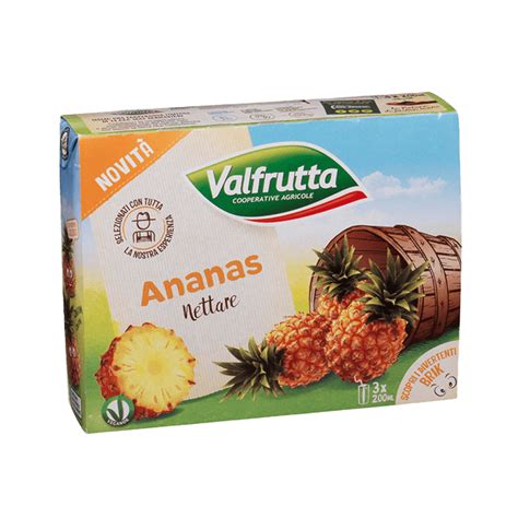 Succhi Di Frutta In Brik Gusto Ananas Valfrutta Valfrutta La